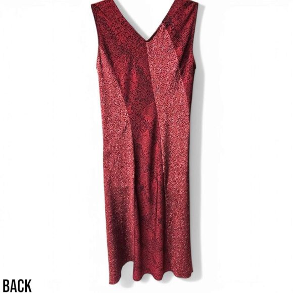 NORTON MCNAUGHTON Women's Sleeveless Maxi Color Block Dress & Matching Jacket - Picture 10 of 16